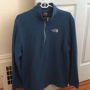 Blue North Face fleece